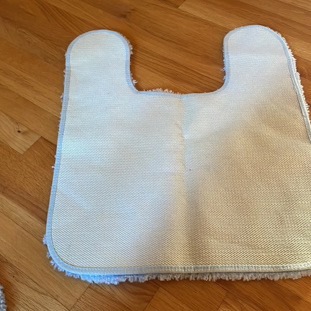 2 pc Blue Bath Mats